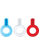 Go Vibe Ring Disposable Cock Rings - Assorted Colors (18...