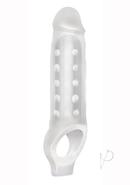Blue Line Candb Gear Mighty Extender Penis Sleeve - Clear