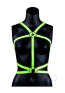 Ouch Body Harness Glow In The Dark - Large/xlarge - Green