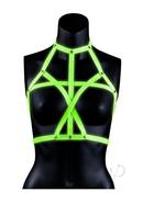 Ouch! Bra Harness Glow In The Dark Large/xlarge - Green